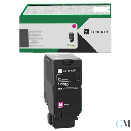 Original Lexmark 71C2HM0 Toner-Kit magenta High-Capacity return program, 10.500 Seiten ISO/IEC 19752