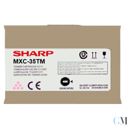Original Sharp MXC-35TM Toner-Kit magenta, 6.000 Seiten/5%