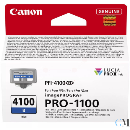 Original Canon 6786C001/PFI-4100B Tintenpatrone blau 80ml