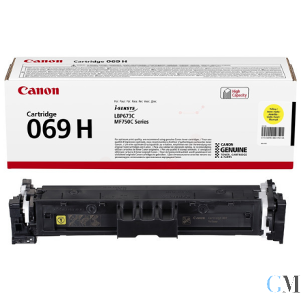 Original Canon 5095C002/069H Tonerkartusche gelb High-Capacity, 5.500 Seiten ISO/IEC 19752