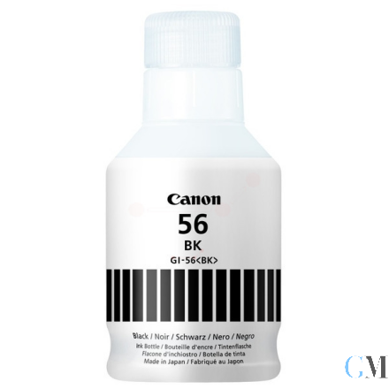 Original Canon 4412C001/GI-56BK Tintenflasche schwarz, 6.000 Seiten 170ml