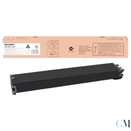 Original Sharp MX-60GTBA Toner schwarz High-Capacity, 40.000 Seiten ISO/IEC 19752