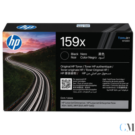 Original HP W1590X/159X Tonerkartusche High-Capacity, 10.000 Seiten ISO/IEC 19752
