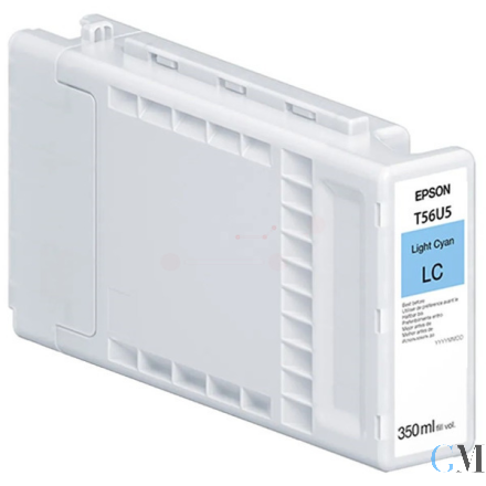 Original Epson C13T56U500/T56U5 Tintenpatrone cyan hell 350ml