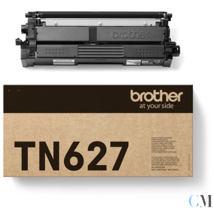 Original Brother TN-627BK Toner-Kit schwarz ultra High-Capacity, 10.000 Seiten ISO/IEC 19752
