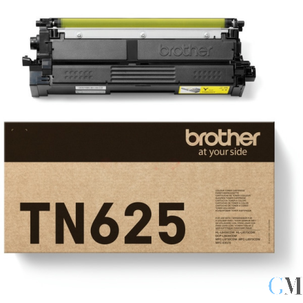 Original Brother TN-625Y Toner-Kit gelb, 1.800 Seiten ISO/IEC 19752