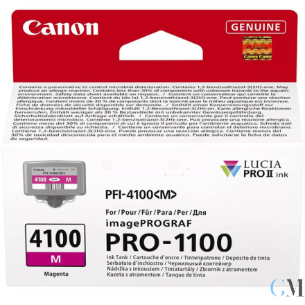 Original Canon 6779C001/PFI-4100M Tintenpatrone magenta 80ml