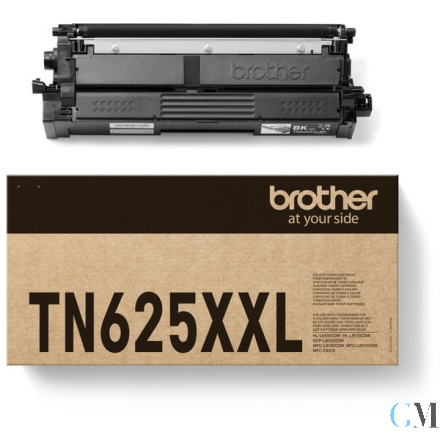 Original Brother TN-625XXLBK Toner-Kit schwarz extra High-Capacity, 7.500 Seiten ISO/IEC 19752