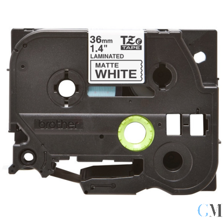 Original Brother TZE-M261 DirectLabel schwarz auf weiss matt 36mm x 8m