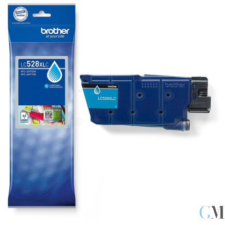 Original Brother LC-528XLC Tintenpatrone cyan ultra High-Capacity, 10.000 Seiten ISO/IEC 19752