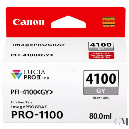 Original Canon 6783C001/PFI-4100GY Tintenpatrone grau 80ml