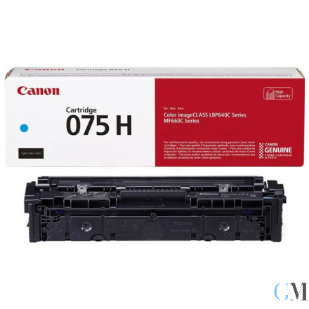 Original Canon 6368C002/075H Tonerkartusche cyan High-Capacity, 2.500 Seiten ISO/IEC 19752