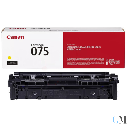 Original Canon 6362C002/075 Tonerkartusche gelb, 1.300 Seiten ISO/IEC 19752