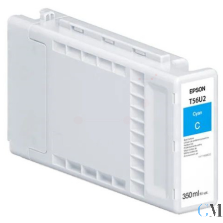 Original Epson C13T56U200/T56U2 Tintenpatrone cyan 350ml