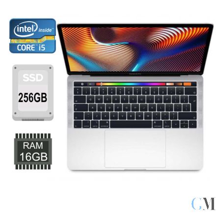 Apple MacBook Pro 15.2 2018 13.3" A1989 i5-8259 2.4Ghz 16GB RAM 256GB SSD T Bar