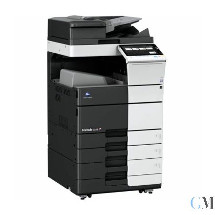 Konica Minolta bizhub C258 DIN A3 Farbkopierer refurbished auf PC-110 mit ADF DF-629 mit gebrauchtem Tonersatz
