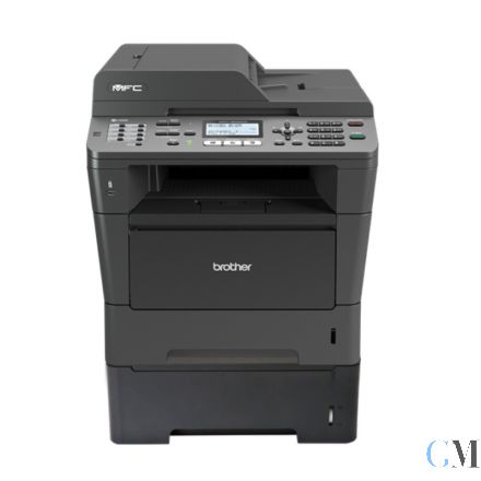 Brother MFC-8520DN DIN A4 S/W LAN Duplex Multifunktionsgerät refurbished mit Zusatzpapierfach LT-5400 mit 2.480 gedruckten Seiten mit gebrauchtem Toner 90% mit gebrauchter Trommel 100%