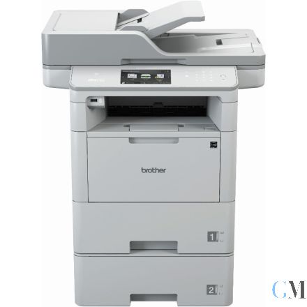 Brother MFC-L6800DW Multifunktionsgerät refurbished mit Zusatzpapierfach LT-6505 mit 80.944 Seiten gedruckt Toner 50% Trommel 100%