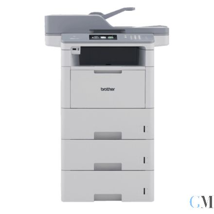 Brother MFC-L6900DW DIN A4 S/W WLAN Multifunktionsgerät refurbished mit 2x Zusatzpapierfach LT-6505 mit 31.929 gedruckten Seiten mit gebrauchtem Toner und gebrauchten Trommel