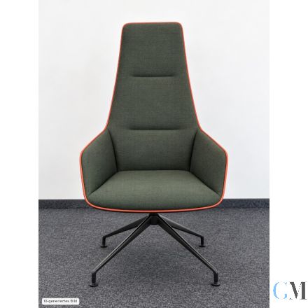 Brunner Ray Soft 9633 hochwertiger Design-Polsterstuhl Ausstellungsstück wie neu