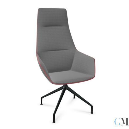 Brunner Ray Soft 9633 hochwertiger Design-Polsterstuhl Ausstellungsstück wie neu