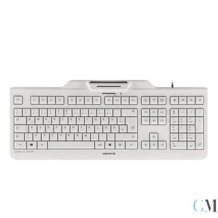 Cherry KC 1000 SC Neu Security Tastatur Deutsch Kabelgebunden Weiß Chipkarten