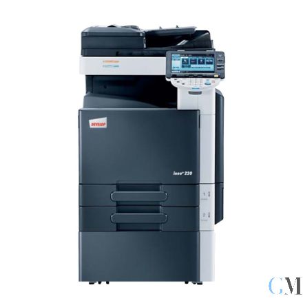 Develop Ineo+ 220 Din A3 Farbkopierer auf Unterschrank ADF DF-617 mit gebrauchtem Tonersatz