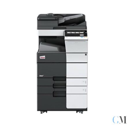 Develop Ineo+ 658 DIN A3 Farbkopierer refurbished auf Unterschrank mit ADF Dual Scan mit gebrauchtem Tonersatz