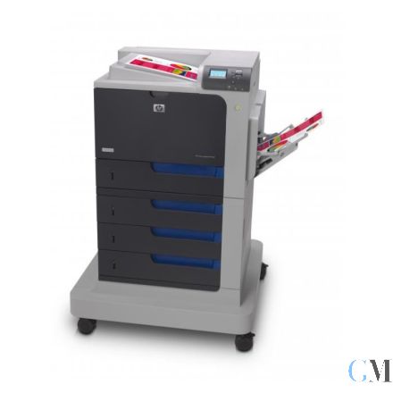 HP Color LaserJet CP4525DN DIN A4 LAN Duplex Farblaserdrucker refurbished auf Papierfach CC423A mit 98.762 gedruckten Seiten mit gebrauchtem Tonersatz B: 100% C: 80% M: 100% Y: 90%