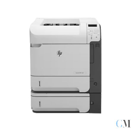 HP LaserJet Enterprise 600 M602DN CE992A DIN A4 S/W Laserdrucker refurbished mit Zusatzpapierfach CE998A mit 45.699 gedruckten Seiten mit neuem Toner