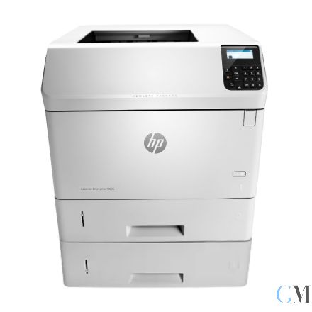 HP LaserJet Enterprise M605dn E6B70A DIN A4 S/W LAN Duplex Laserdrucker refurbished mit Zusatzpapierfach F2G68A mit 30.293 gedruckten Seiten mit gebrauchtem Toner 100%