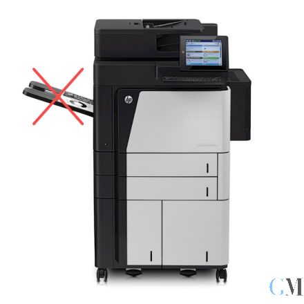 HP LaserJet Enterprise flow MFP M830 Kopierer refurbished Ohne Papier Ausgabefach