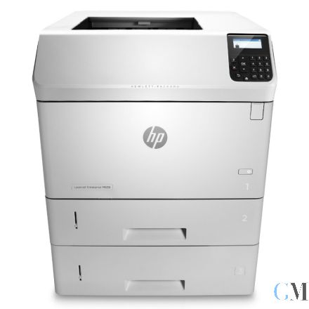 HP LaserJet Enterprise M606dn LAN Duplex Laserdrucker refurbished mit Zusatzpapierfach F2G68A mit 65.740 gedruckten Seiten ohne Toner Wartungskit 70%