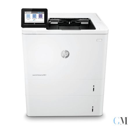 HP LaserJet Enterprise M611dn DIN A4 S/W LAN Duplex Laserdrucker refurbished mit Zusatzpapierfach L0H17A