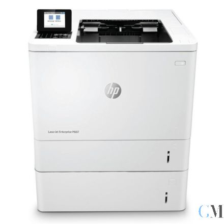 HP LaserJet Enterprise M607dn DIN A4 S/W Laserdrucker refurbished mit Zusatzpapierfach L0H17A mit 7.600 Seiten gedruckt mit neuem Toner