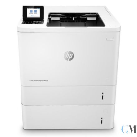 HP LaserJet Enterprise M609dn DIN A4 S/W Laserdrucker refurbished mit Zusatzpapierfach L0H17A mit 24.835 gedruckten Seiten mit gebrauchtem Toner 70%