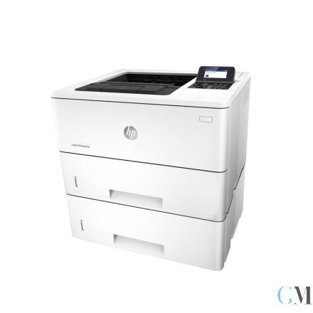 HP LaserJet Pro M501DN J8H61A DIN A4 S/W Laserdrucker auf Papierfach F2A72A mit 0 gedruckten Seiten NEU Open Box