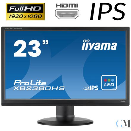 iiyama ProLite XB2380HS 1920 X 1080 58 cm 23 Zoll LED IPS Monitor 16:9 Schwarz