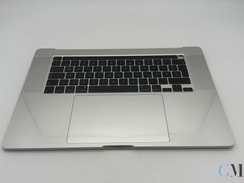 Apple MacBook Pro 16" A2141 2019 Silber Topcase Tastatur DE Gehäuse Trackpad