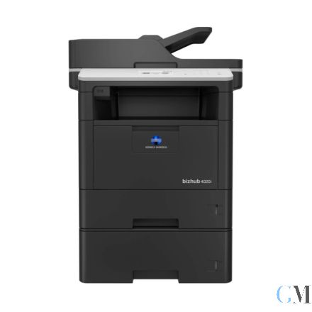 Konica Minolta bizhub 4020i DIN A4 S/W WLAN Multifunktionsdrucker refurbished mit Zusatzpapierfach PF-P24 mit 14.266 gedruckten Seiten mit gebrauchtem Toner B: 60% Trommel B: 70% Wartungskit 95%