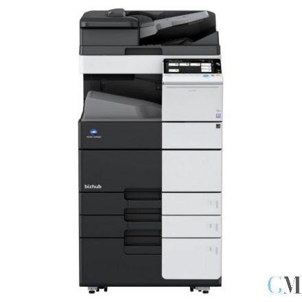 Konica Minolta bizhub C558 DIN A3 Farbkopierer refurbished auf Papierfach PC-415 2.500 Blatt A4 mit gebrauchtem Tonersatz