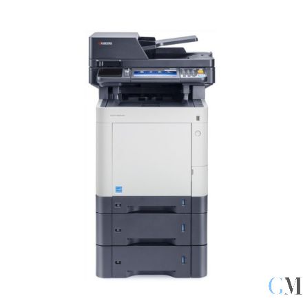 Kyocera ECOSYS M6035cidn Multifunktionsgerät refurbished DIN A4 Farb Duplex LAN mit 2xZusatzpapierfach PF-5100 mit gebrauchtem Tonersatz