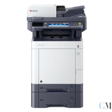 Kyocera ECOSYS M6635cidn Multifunktionsgerät refurbished mit PF-5100 Dualscan mit 13.316 gedruckten Seiten Toner: B: 71% C: 26% M: 48% Y: 44%