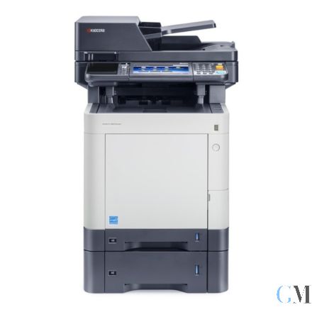 Kyocera Ecosys M6535cidn Multifunktionsgerät refurbished mit PF-5100 mit 60.641 gedruckten Seiten Toner B26% C70% M80% Y44%