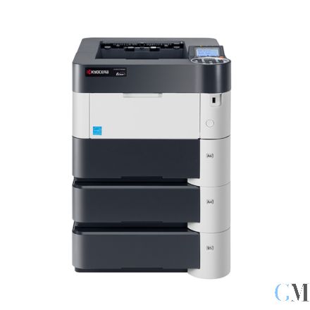 Kyocera FS-4300dn Laserdrucker refurbished mit 2x Zusatzpapierfach PF-320 mit unter 100.000 gedruckten Seiten mit gebrauchtem Toner
