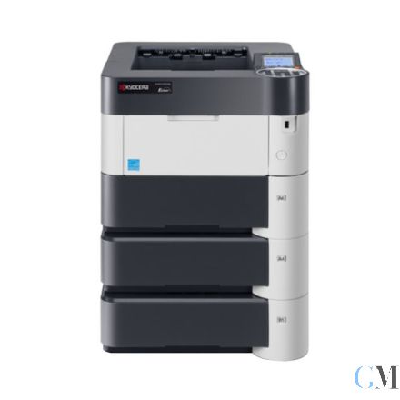 Kyocera ECOSYS P3055DN gebrauchter Laserdrucker mit 2x Papierfach PF-320