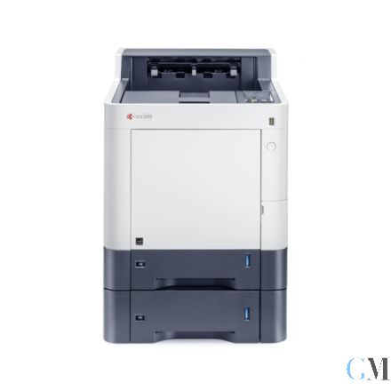 Kyocera ECOSYS P6235cdn Farblaserdrucker refurbished mit Zusatzpapierfach PF-5100 mit gebrauchtem Tonersatz
