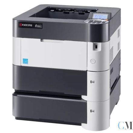 Kyocera FS-4100dn Laserdrucker refurbishedauf 1x Kyocera PF-320 500 Blatt mit 65.088 Seiten gedruckt Toner:70%