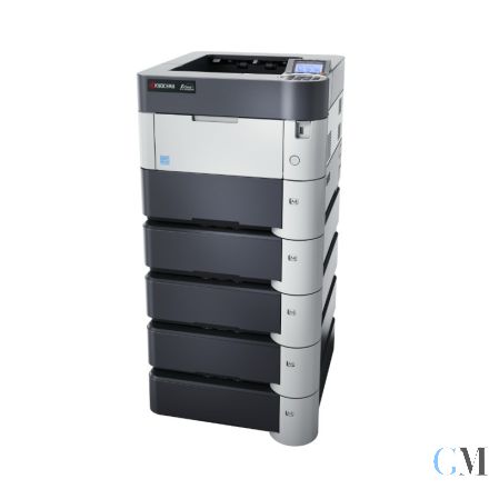 Kyocera FS-4300dn Laserdrucker refurbished mit 4x PF-320 mit 16.123 gedruckten Seiten mit gebrauchtem Toner