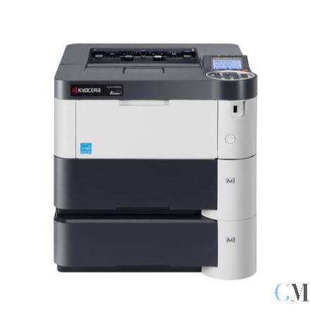 Kyocera ECOSYS P3055DN gebrauchter Laserdrucker mit Papierfach PF-320